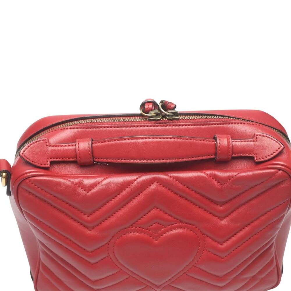 GUCCI Authentic Red GG Marmont Fanny Pack - Picture 11 of 16